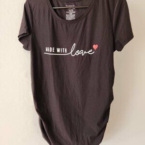 Time and Tru Small Maternity Short Sleeve Top